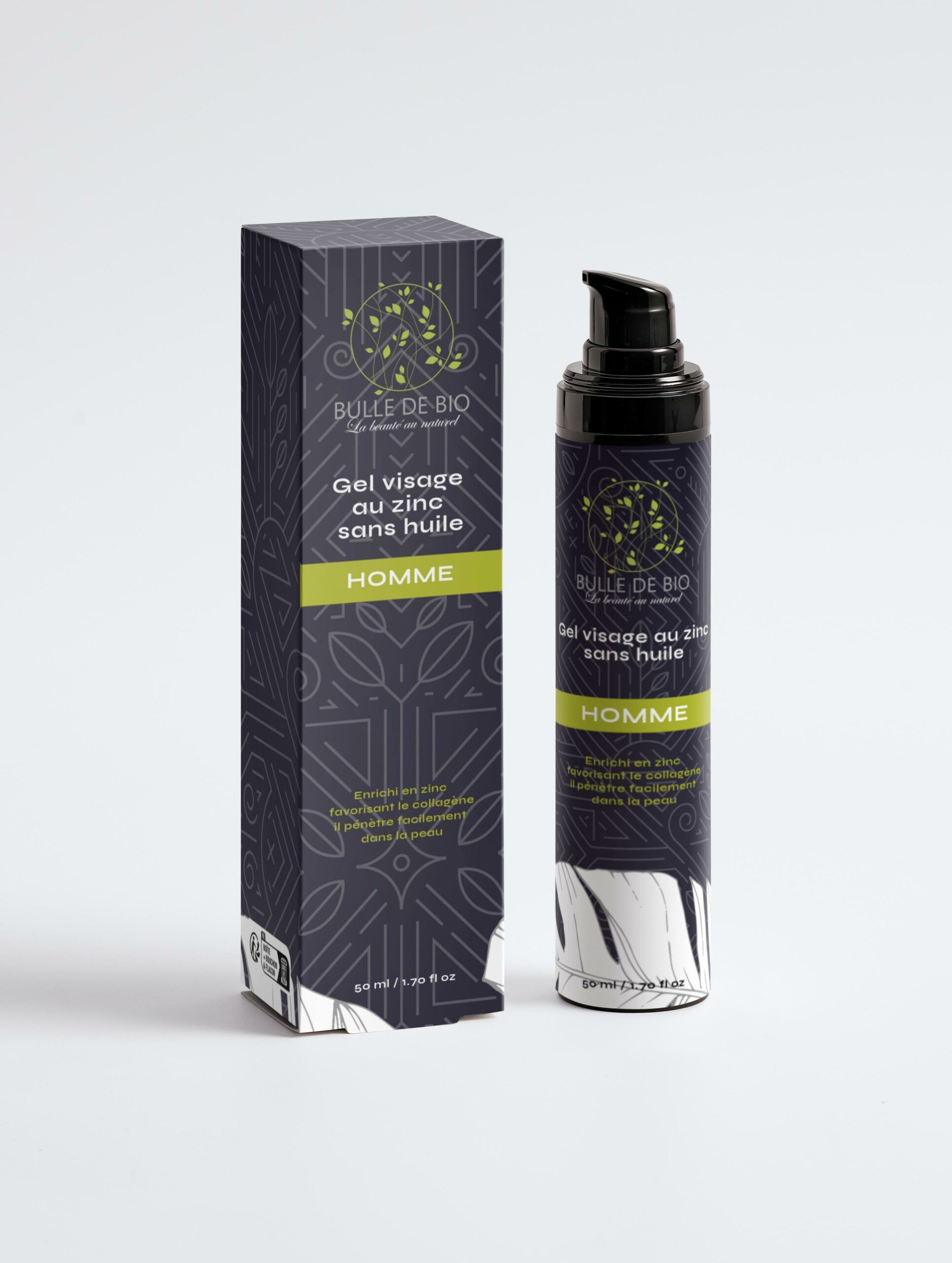 Découvrez notre gel visage léger pour une peau hydratée et fraîche, spécialement conçu pour les hommes.