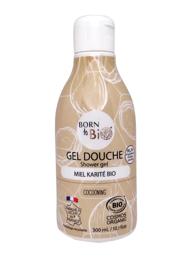 Gel Douche Miel Karité Certifié Bio Born to Bio